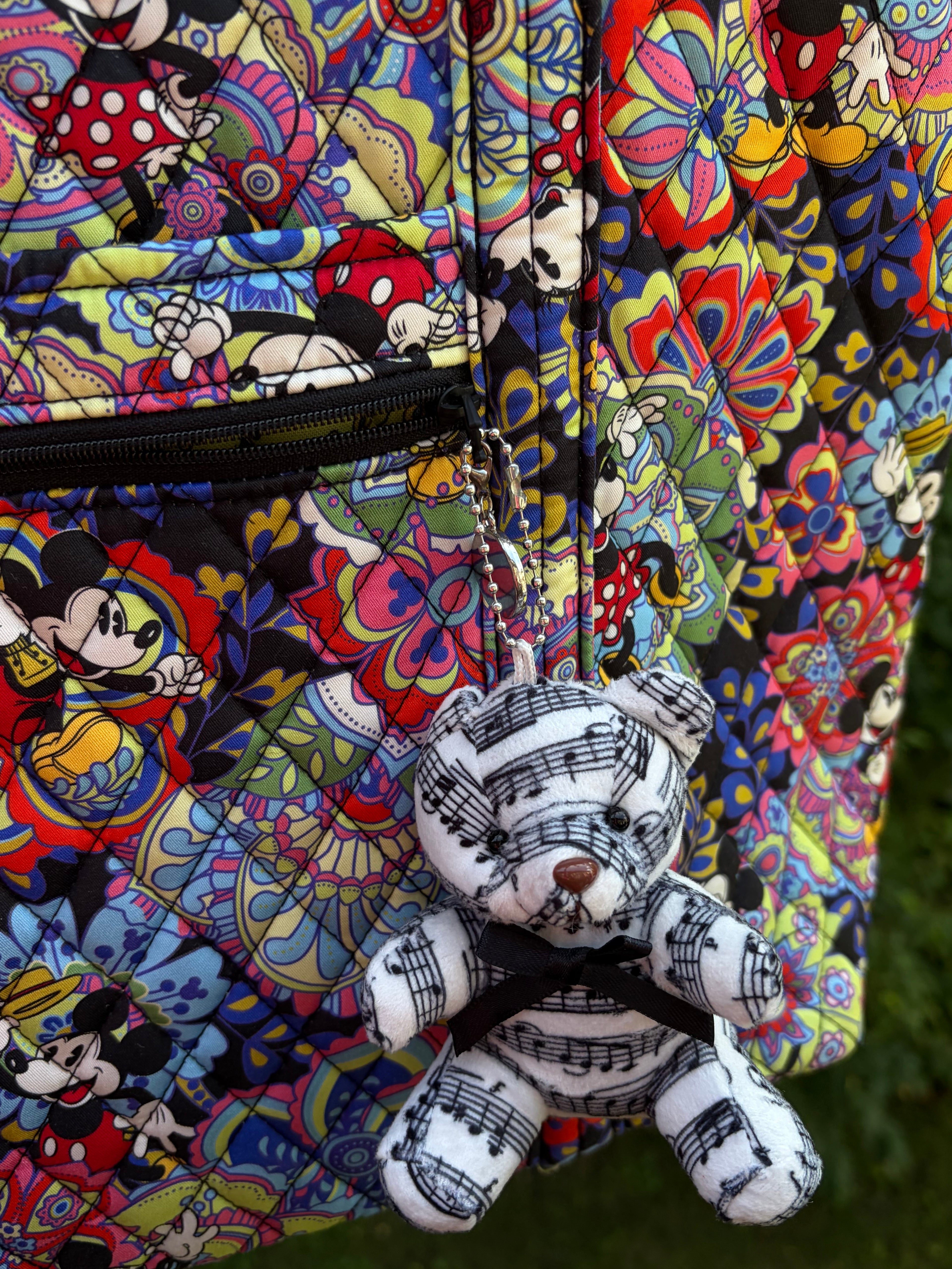 Cutsie Musical Notation Bear Plushie Bag-Charm (Keychain) ♪♡