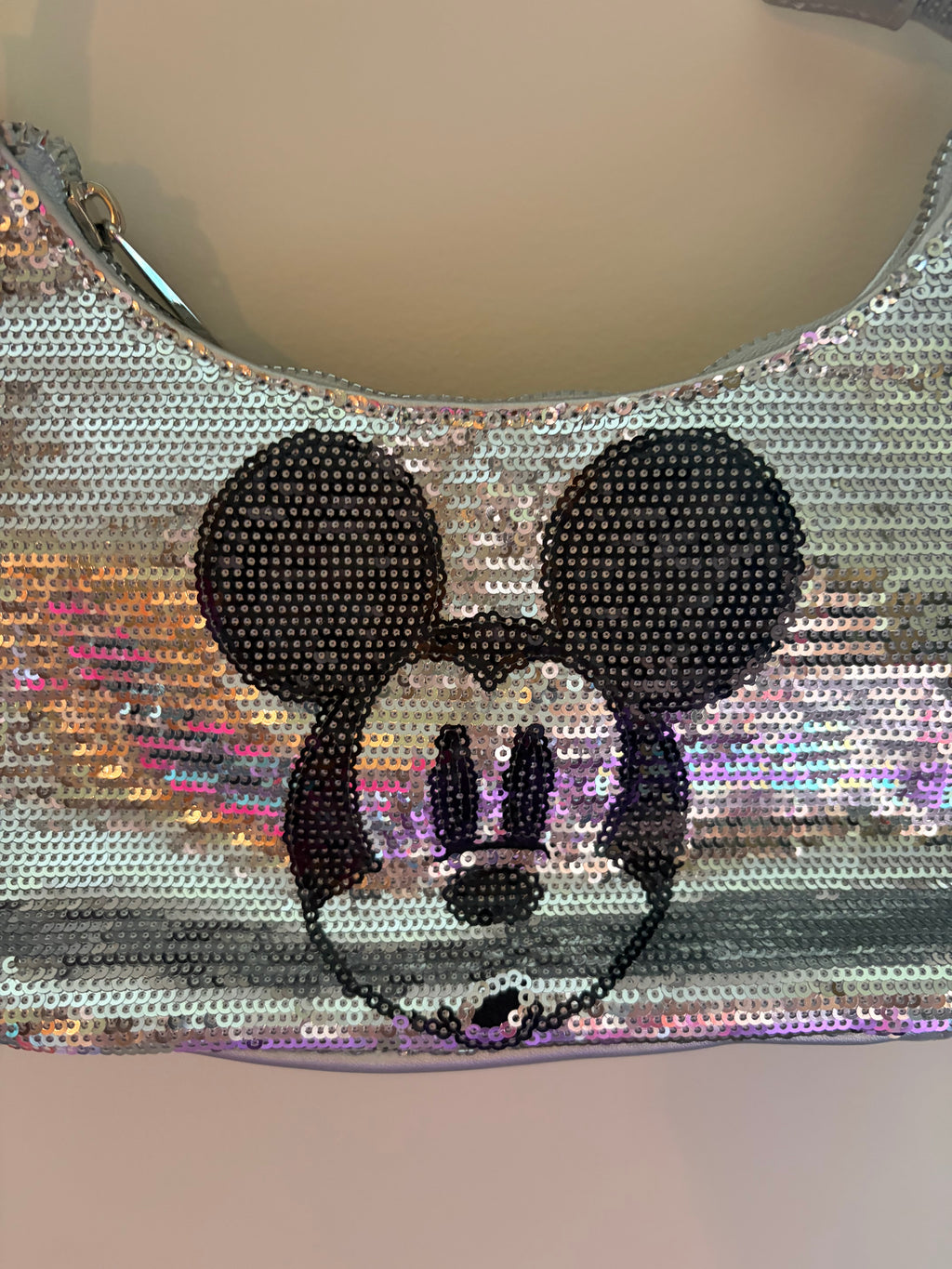 Sequins Mickey Shoulder Purse .✦ ݁˖.𖥔 ݁ ˖