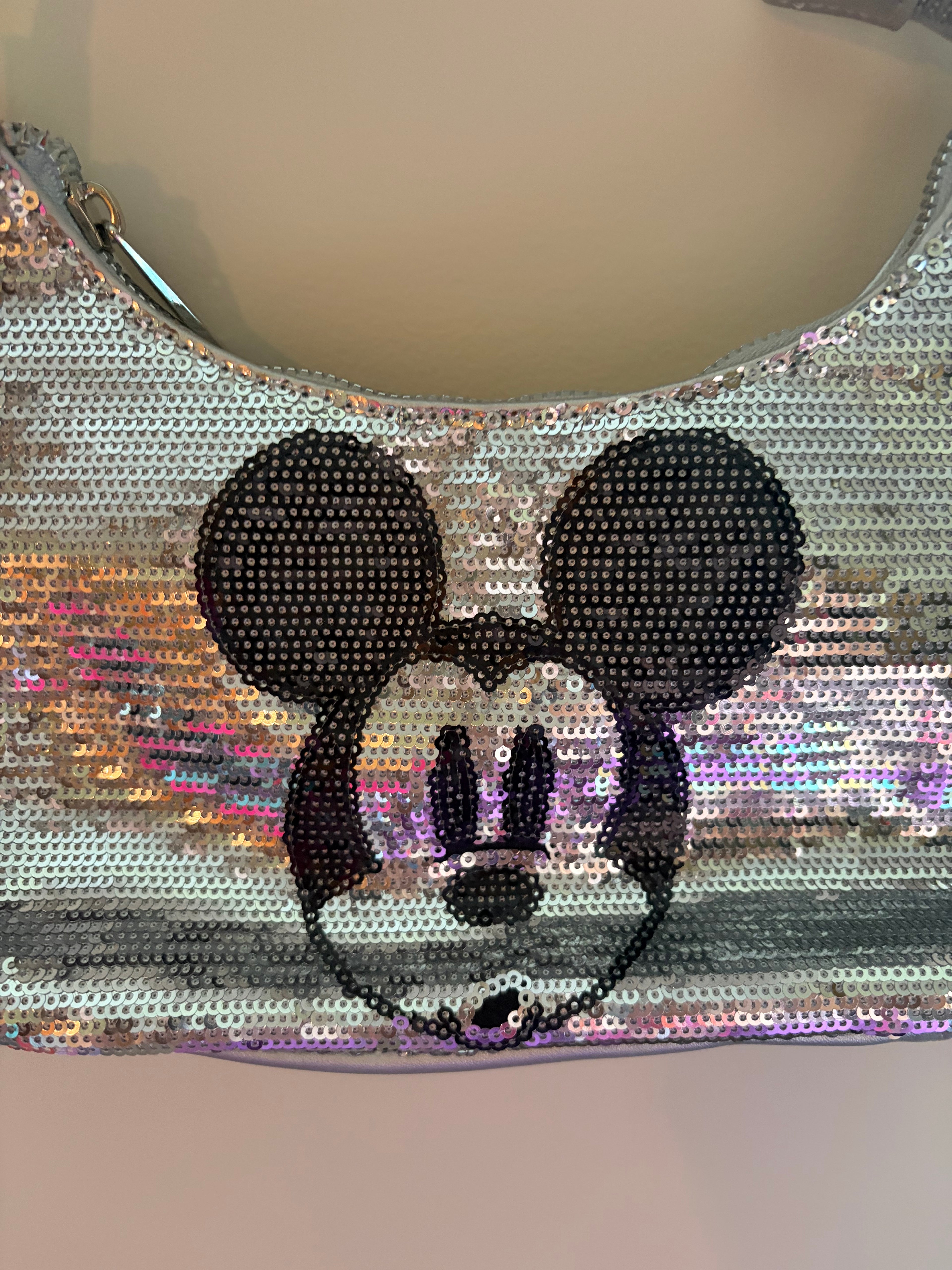 Sequins Mickey Shoulder Purse .✦ ݁˖.𖥔 ݁ ˖