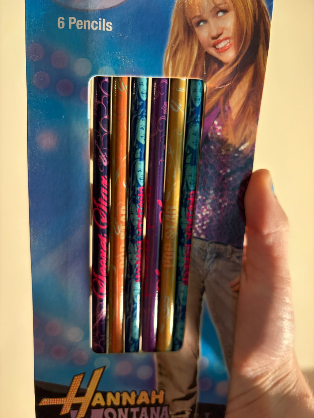 Hannah Montana Pencil Set ✐ᝰ✮