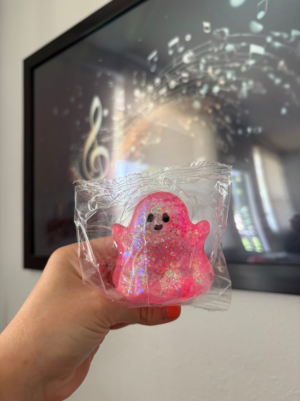 Pink Ghost Squishie .˚⊹. ࣪𓉸 ࣪⊹˚.
