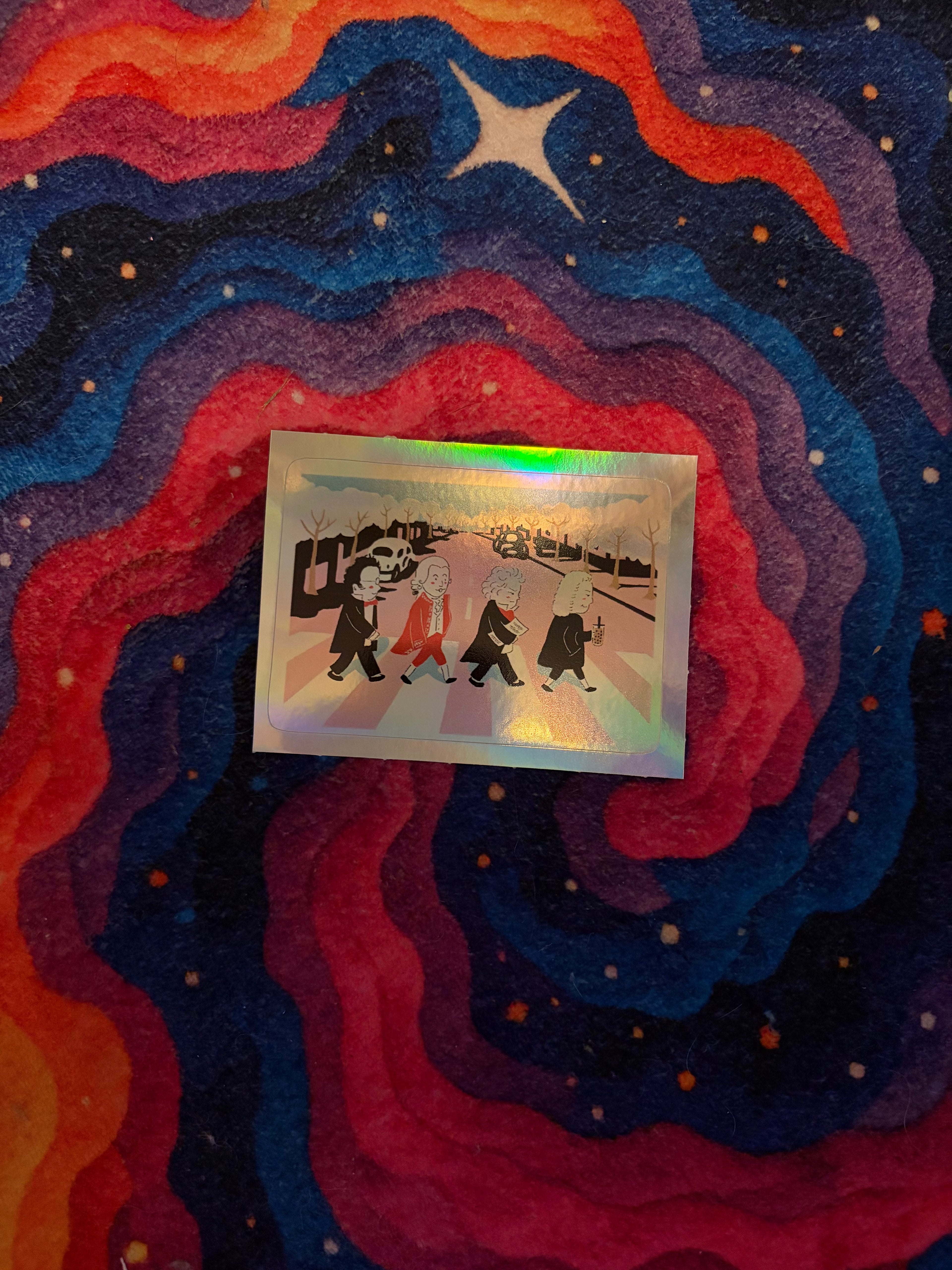 Abbey Road Mozart Schubert Beethoven Bach Sticker ৎ𝄢