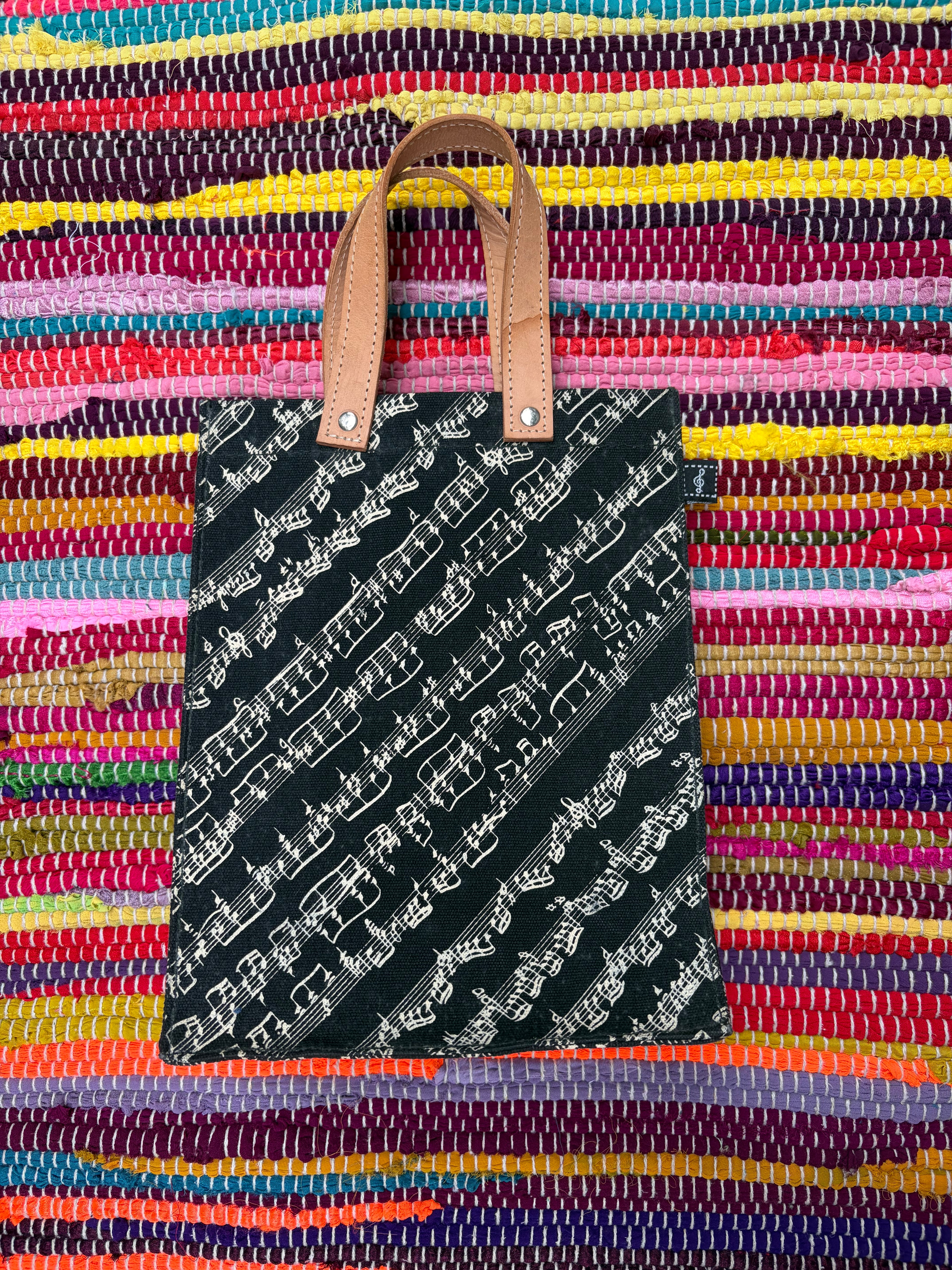 Vintage Sheet Music Mini Bag ⊹˚♬₊⋆