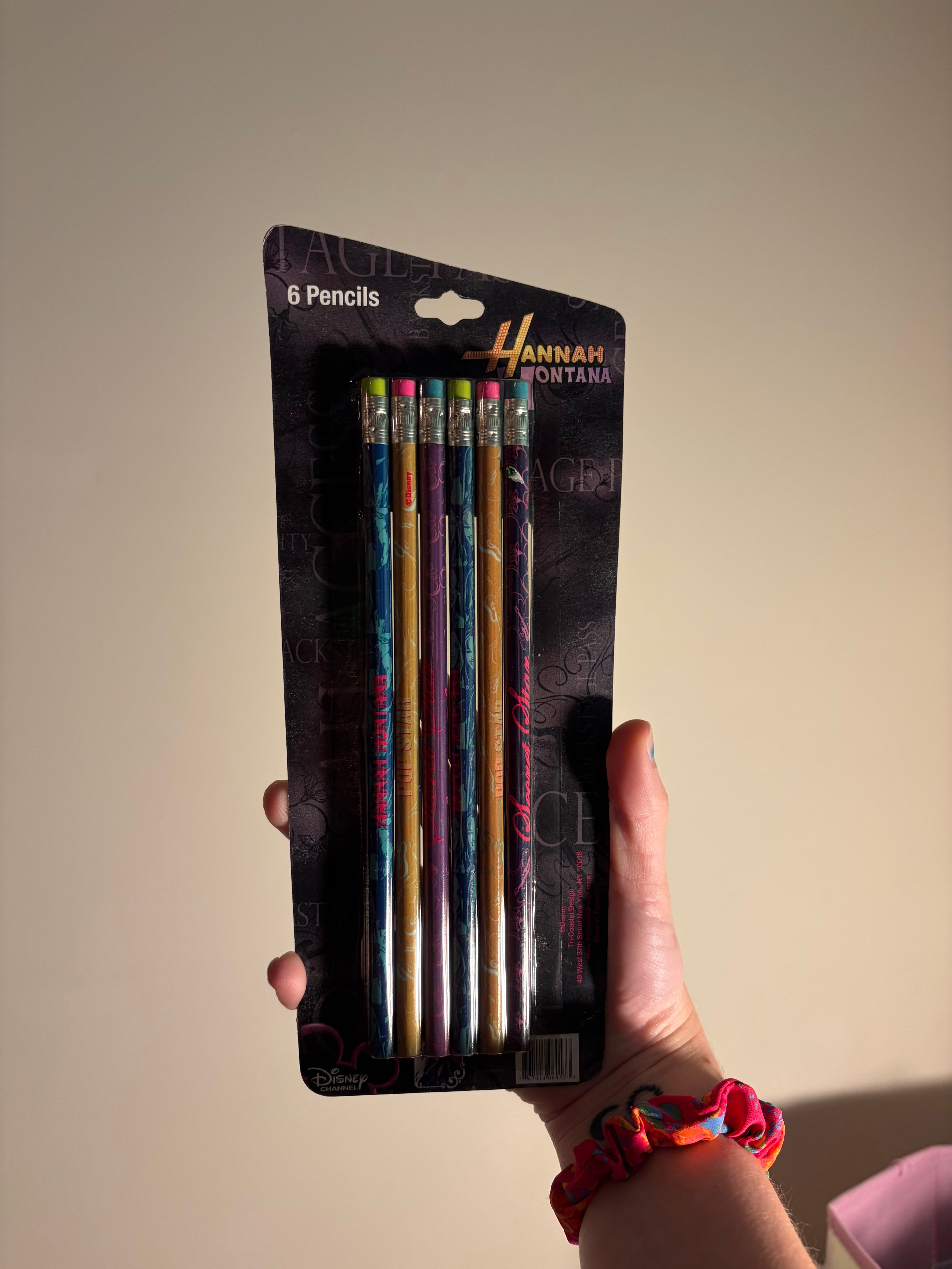 Hannah Montana Pencil Set ✐ᝰ✮