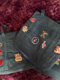 Unique Music Patch Tote Bag 𑣲𝄞ᯤ