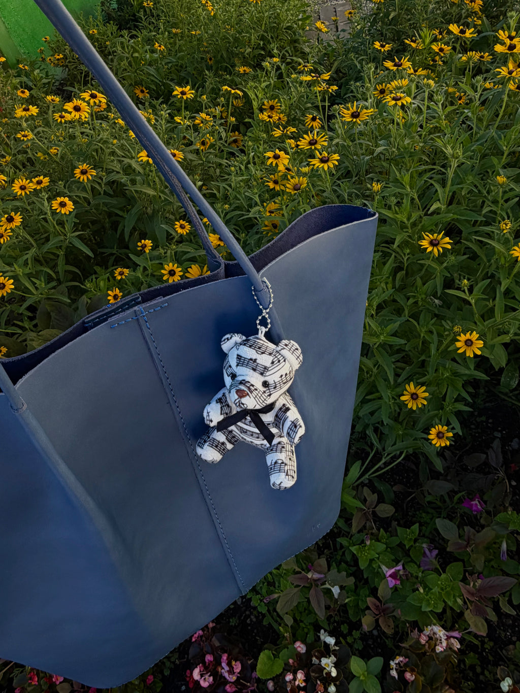 Cutsie Musical Notation Bear Plushie Bag-Charm (Keychain) ♪♡