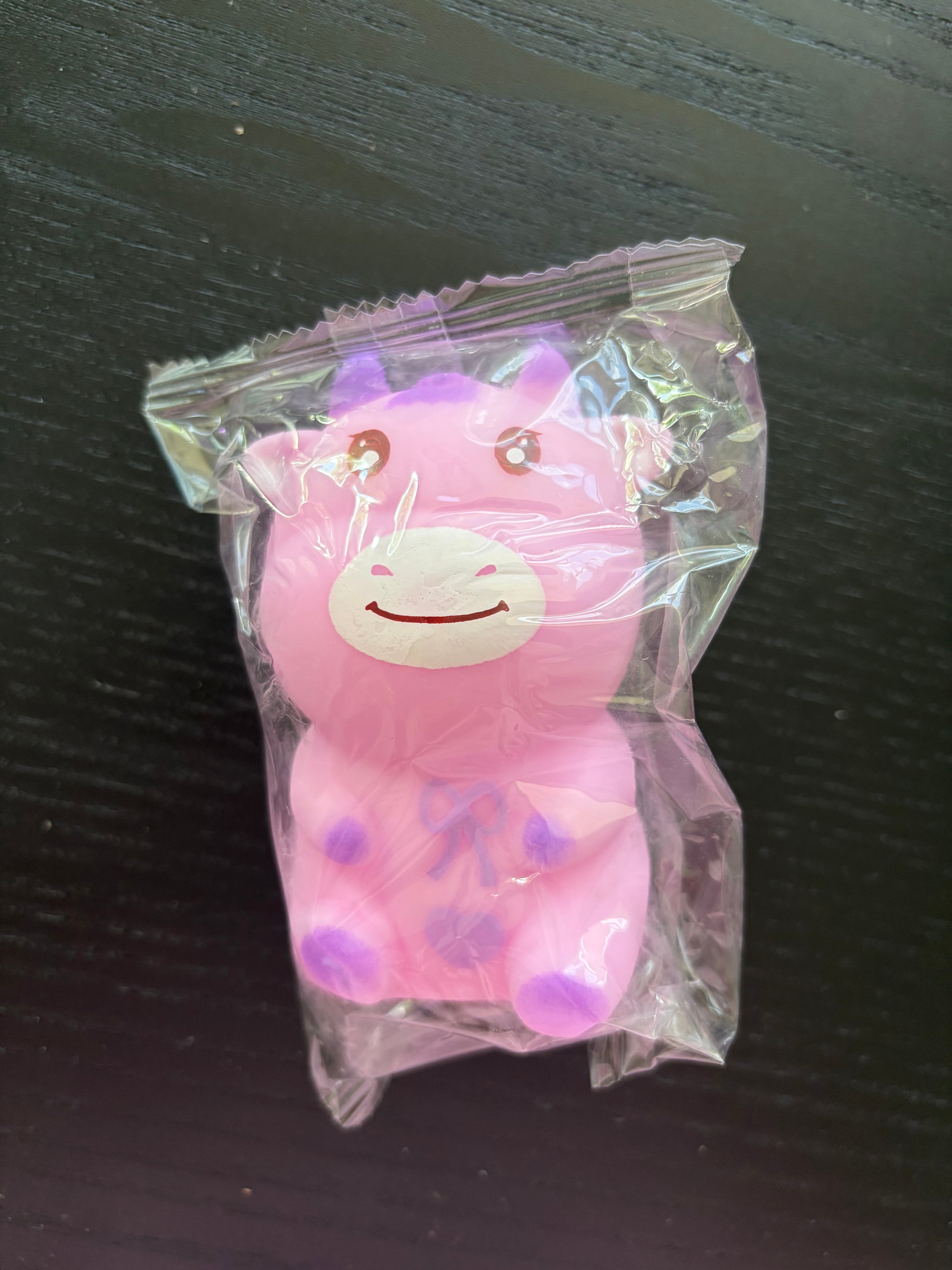 Pink Cow Squishie 𖠅