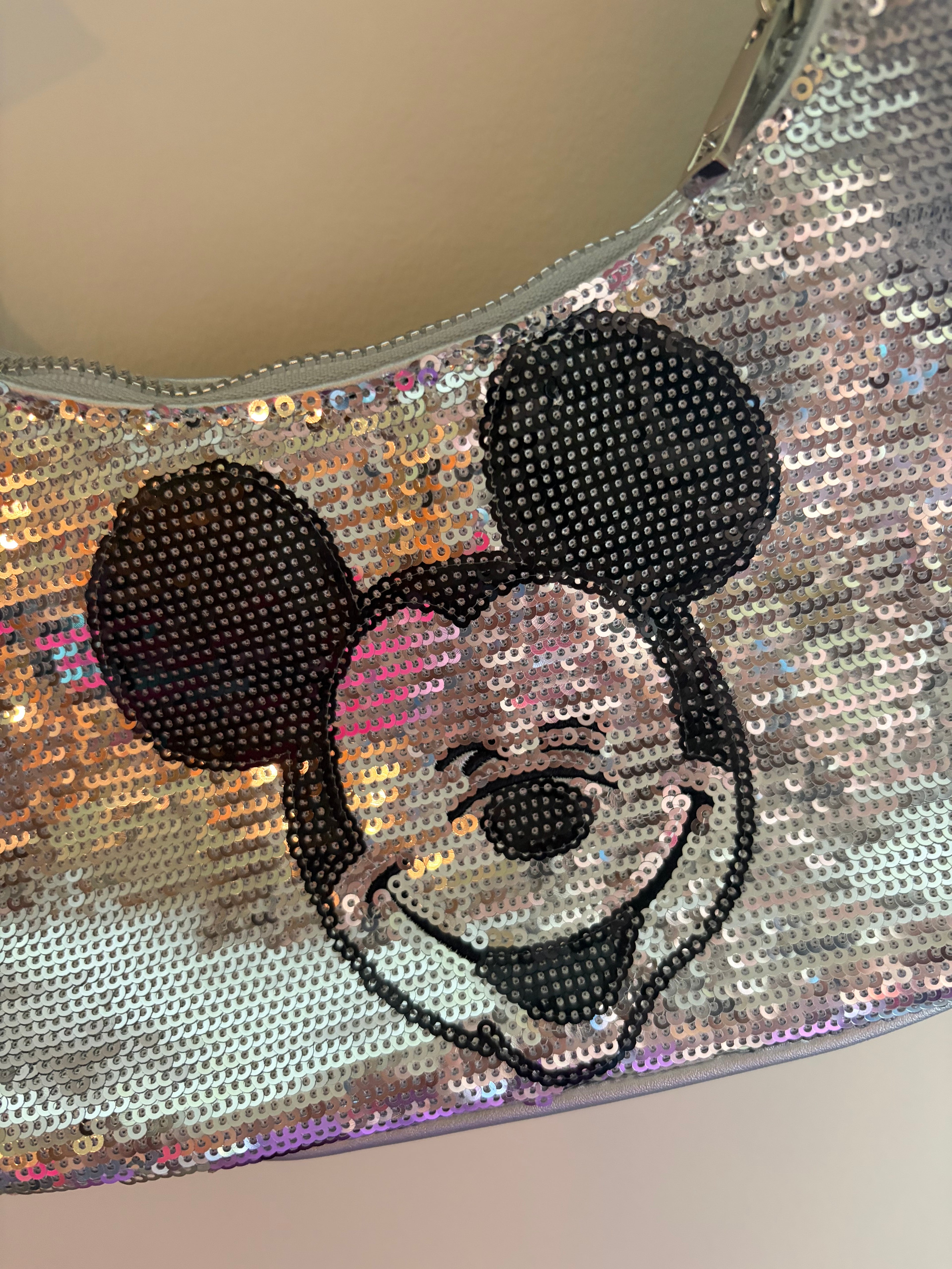 Sequins Mickey Shoulder Purse .✦ ݁˖.𖥔 ݁ ˖