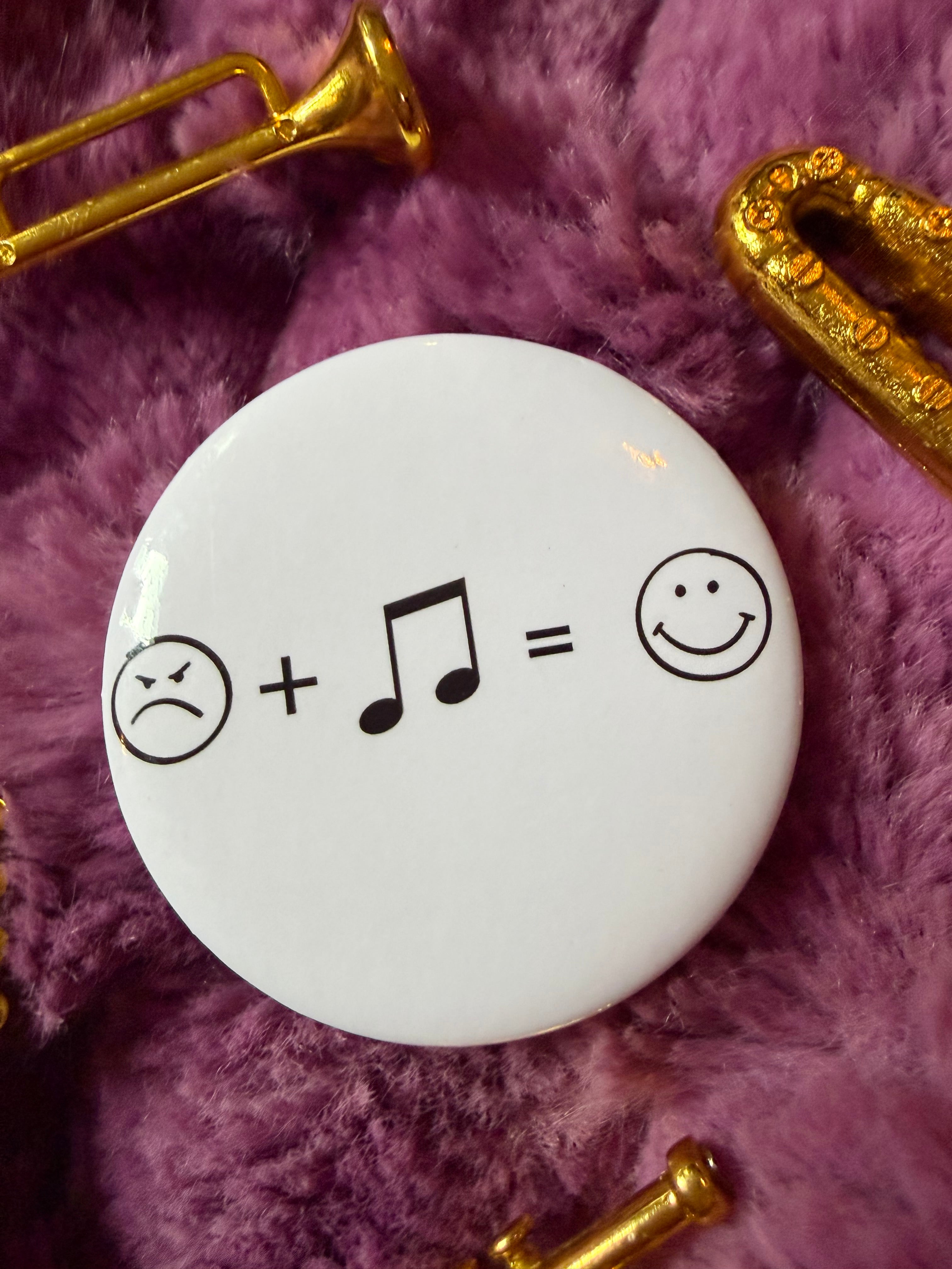Music = Happiness Pin 𑣲𝄞