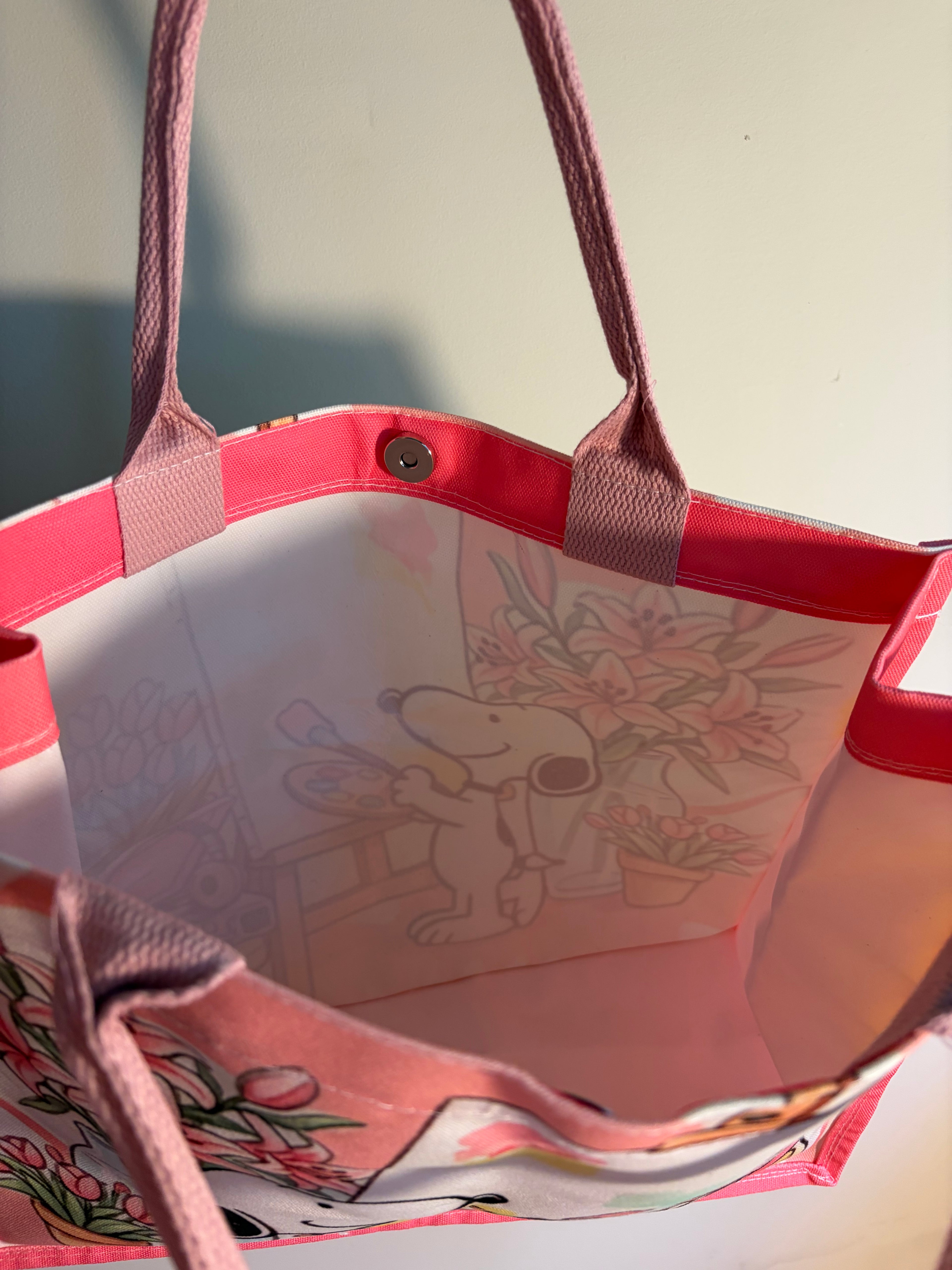 Artist Snoopy Tote Bag ੯‧̀͡⬮𑣲