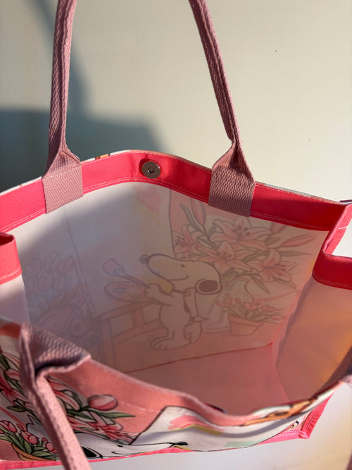 Artist Snoopy Tote Bag ੯‧̀͡⬮𑣲