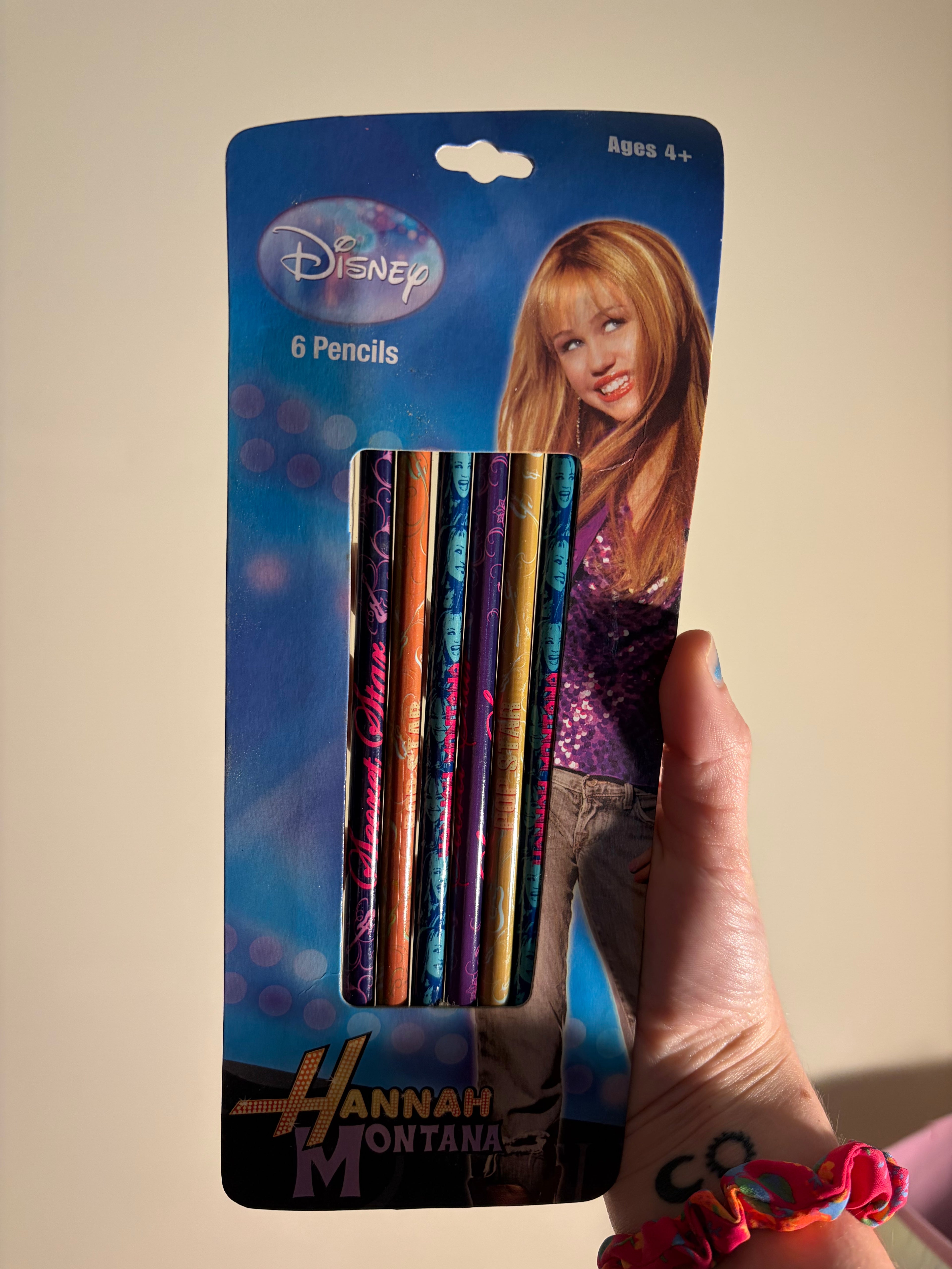 Hannah Montana Pencil Set ✐ᝰ✮