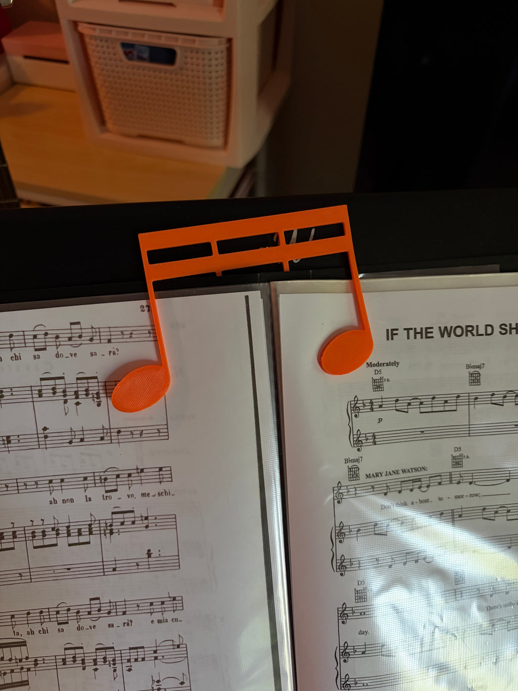 3D Printed Music Score Holder . ♬ ݁˖.✦